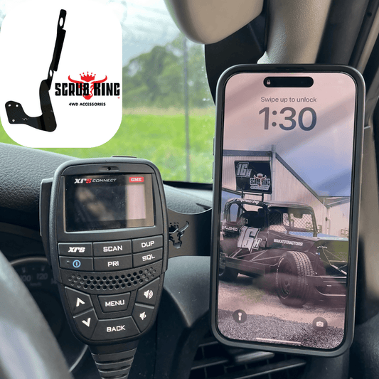 2015 - 2024 Toyota Hilux Phone and UHF Mount - AMD Touring