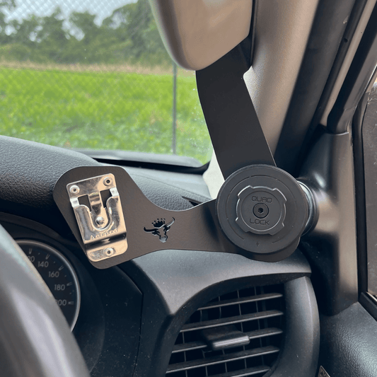 2015 - 2024 Toyota Hilux Phone and UHF Mount - AMD Touring