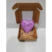 Handmade Soap - Heart Shaped - Purple - Rose Geranium Fragrance - Gift Box - No Palm Oil - Vegan Friendly - AMD Touring