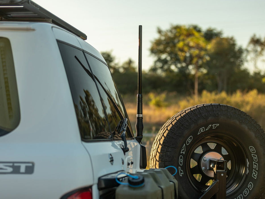 Rear Hinge Antenna Mount to suit Nissan Patrol Y61 GU - AMD Touring