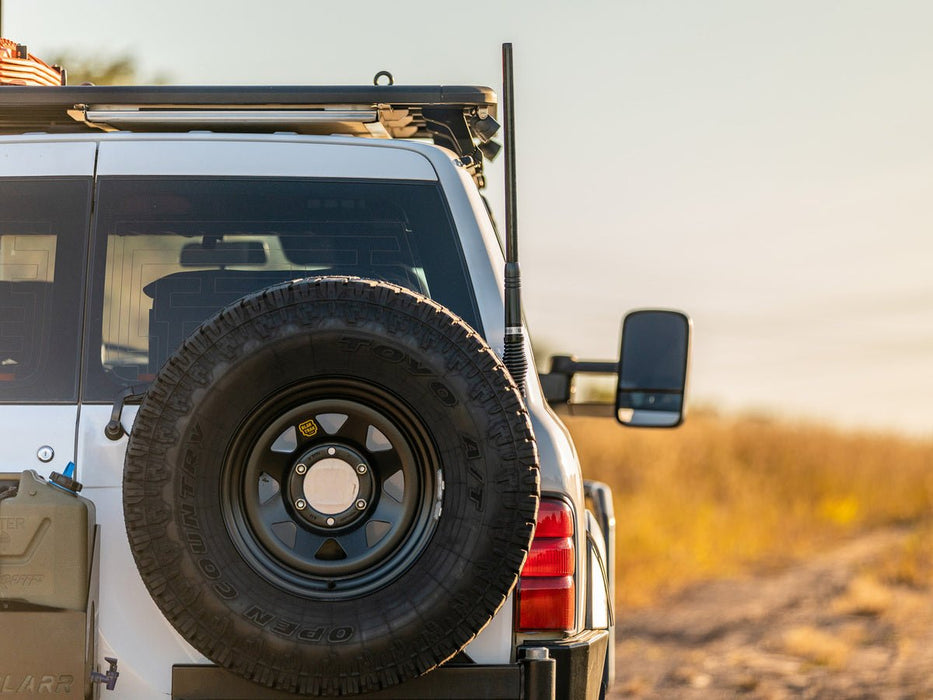 Rear Hinge Antenna Mount to suit Nissan Patrol Y61 GU - AMD Touring