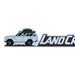 3 Pack White 60s Landcruiser Stickers - AMD Touring