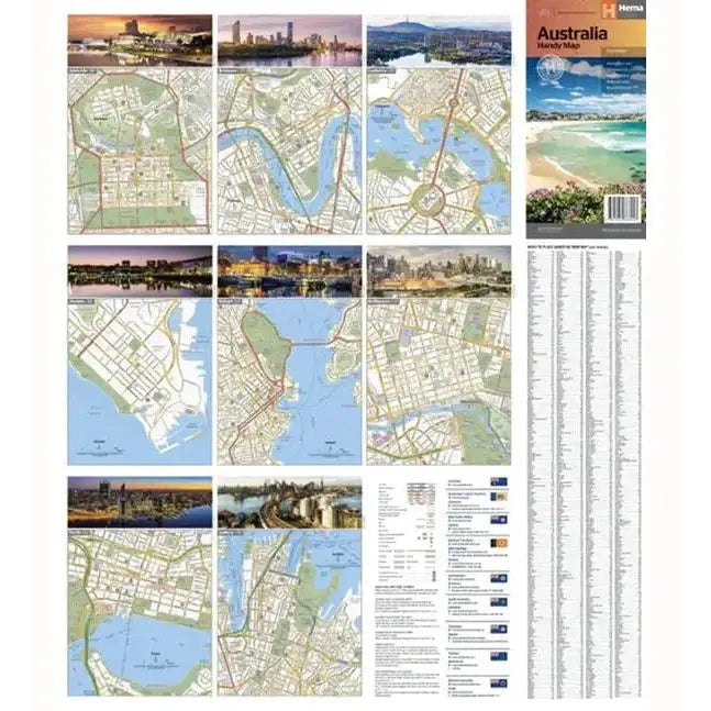 Australia | Handy Map - Hema Maps - AMD Touring