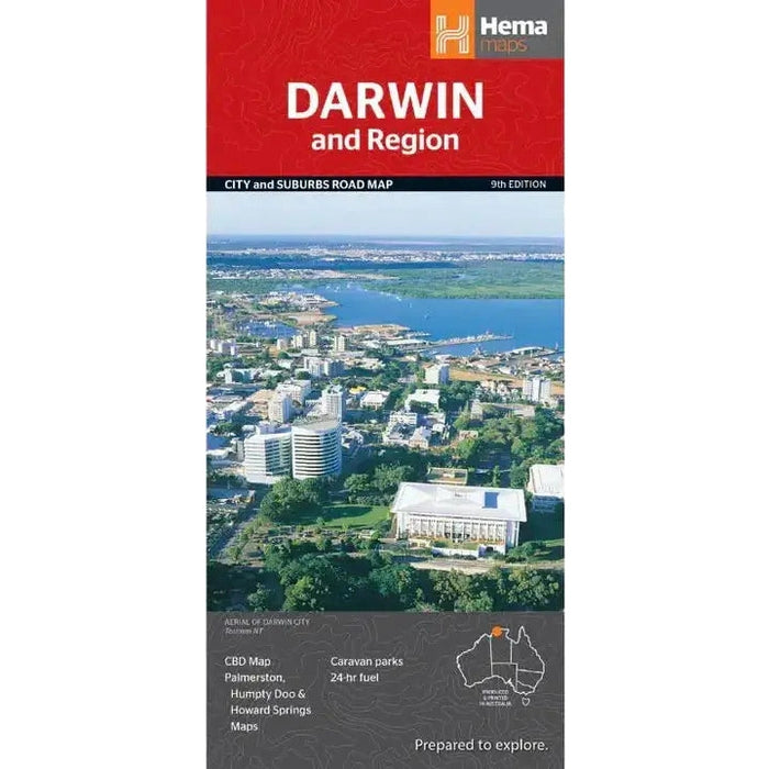 Darwin And Region | Regional Map - Hema Maps - AMD Touring