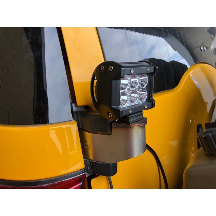 FJ Rear Hinge Aerial Light Mount to suit Toyota FJ Cruiser – Bandi Style - AMD Touring