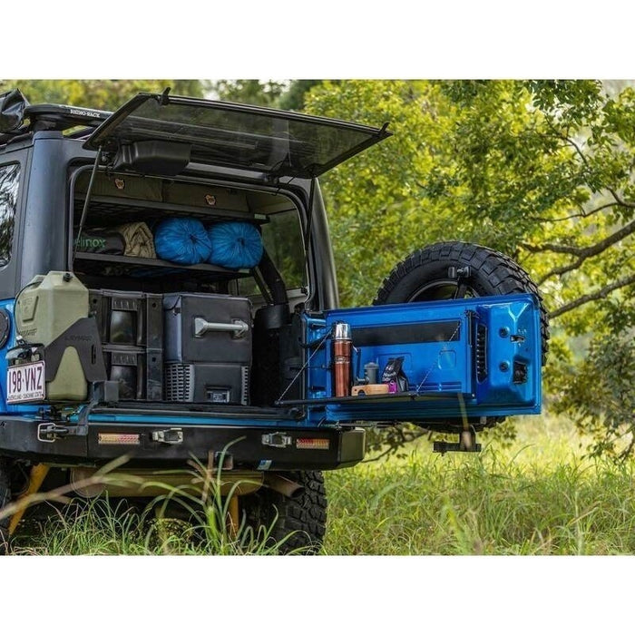 Rear Door Drop Down Table to suit Jeep Wrangler JK - AMD Touring