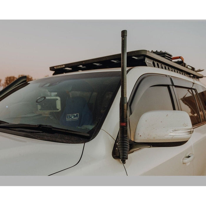 Side Mirror Aerial Mount to suit Toyota LandCruiser LC200 - AMD Touring