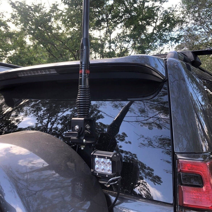 Stacked Rear Aerial Mount to suit Toyota Prado 120 & 150 - AMD Touring