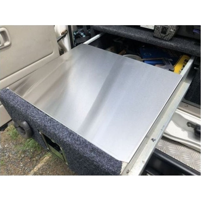 Stainless Steel Drawer Table Top to suit Titan, ARB & MSA - AMD Touring